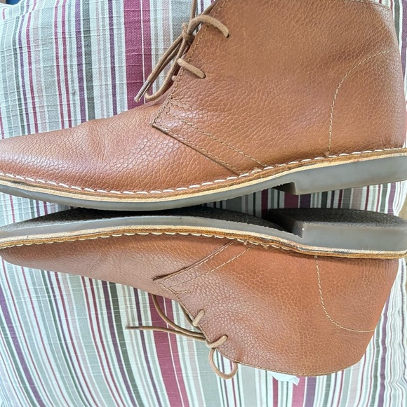 Red Tape Desert Boots In Brown Leather - Picture 10 of 11